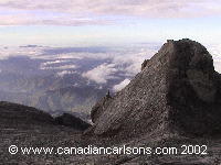 view from top of Mt Kinabalu