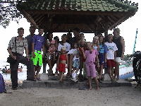 The whole gang at Padangbai